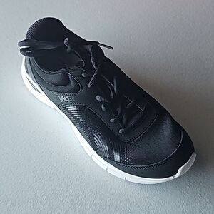 Nearly New Ryka Black Rae 4 Lace Up Sneaker, Size 8.5